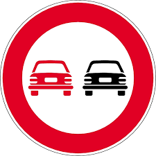 List of Nigeria road signs and their meanings 7 The No Overtaking Sign