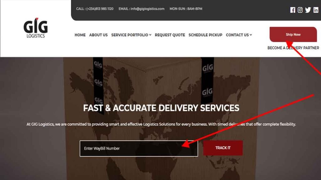 GIG logistics price list, parcel tracking, branches and pick-up centres 1 God Is Good Logistics tracking