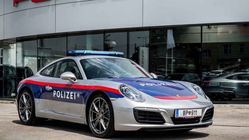 17 fastest Police Cars in the World 3 Porsche Carrera 911 - Austria