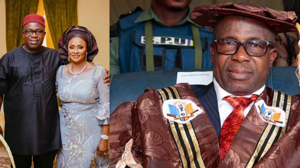 Emeka Offor and wife
