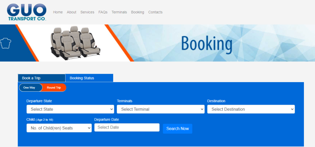 Guo Transport Bus Price List 2025, Terminals Locations, Online Booking and Contacts 4 Guo Transport Online Booking