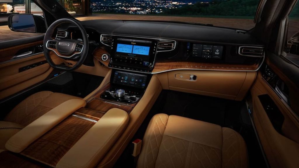 Meet The All New 2022 Jeep Wagoneer with Massive Luxury SUVs 4 2022 Jeep Grand Wagoneer interiors
