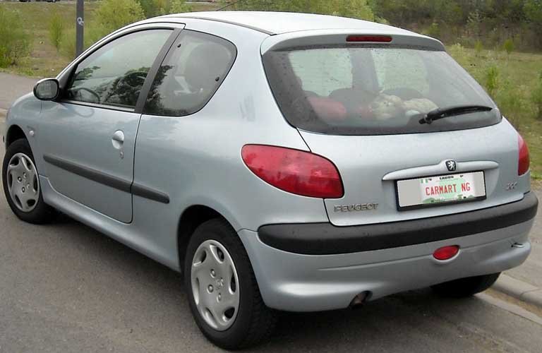 Peugeot 206 Prices in Nigeria - How strong is Peugeot 206 1 Peugeot 206 back view