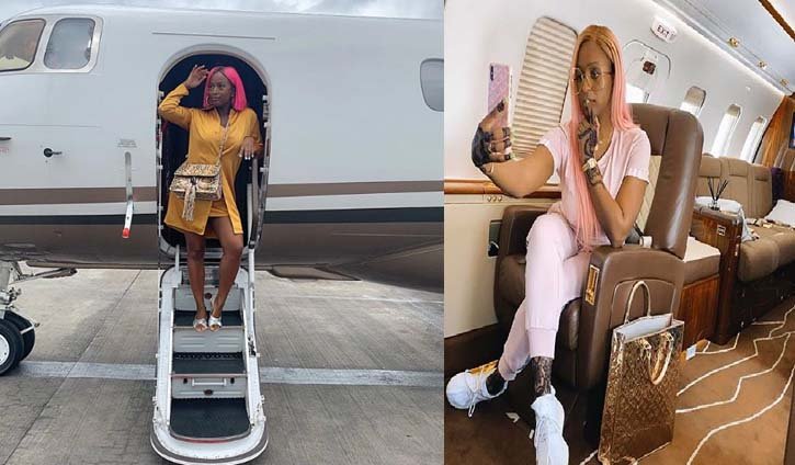 Top 6 Musicians Who Own Private Jets IN Nigeria 2024 - Pricelist and pictures 4 DJ Cuppy Private Jet