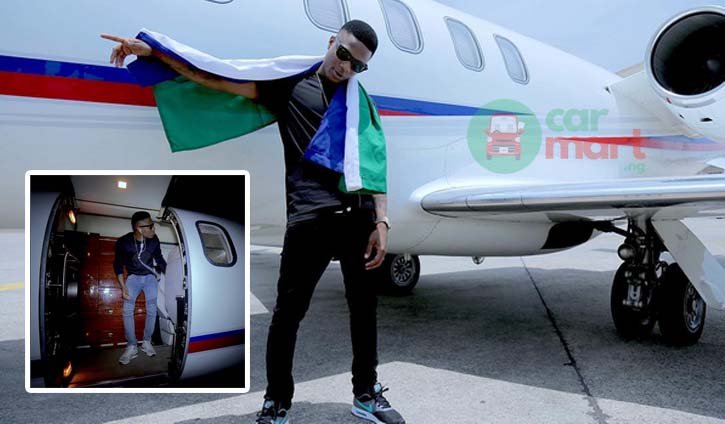 Top 6 Musicians Who Own Private Jets IN Nigeria 2024 - Pricelist and pictures 1 Wizkid Private Jet