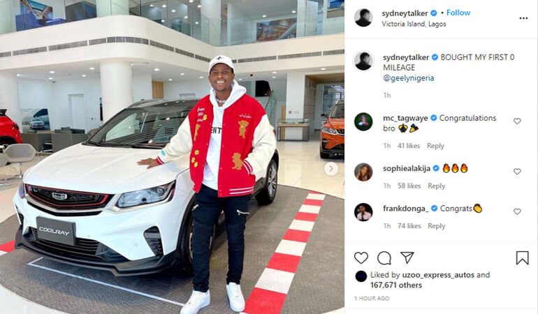 Sydney Talker Buys Geely Coolray, His first 0 Mileage car