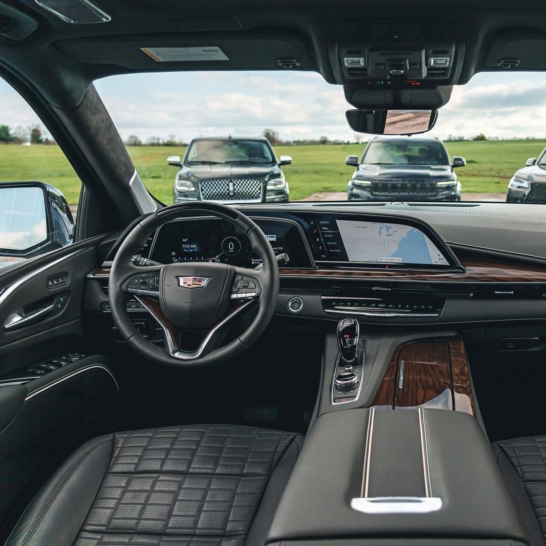 Why President Bola Tinubu’s Cadillac is Called an “Executive Vehicle” or "the Beast" 1 Cadillac Escalade interior