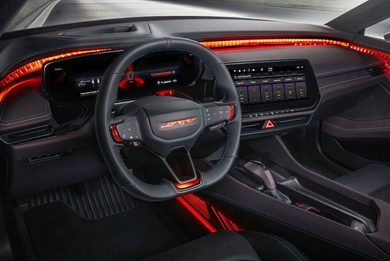 What You Should Know About Dodge's First Electric Muscle Car with a loud exhaust called ‘dark matter’ 2 Dodge Charger Daytona SRT Concept special