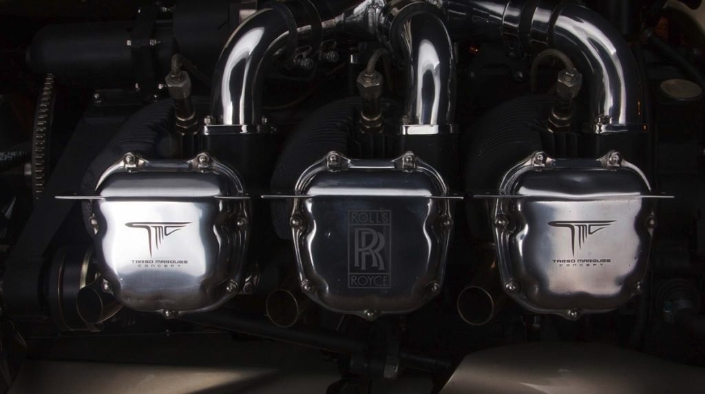 The Rolls Royce Engine in the Motorbike