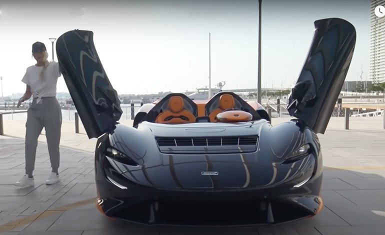 The supercar without a roof or windshield McLaren Elva