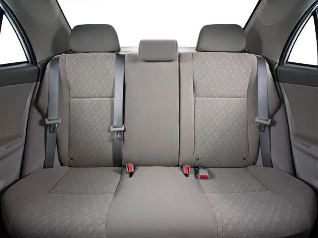 2010 Toyota Corolla Price, Reviews, Specification in Nigeria 5 2010 Toyota Corolla back seat