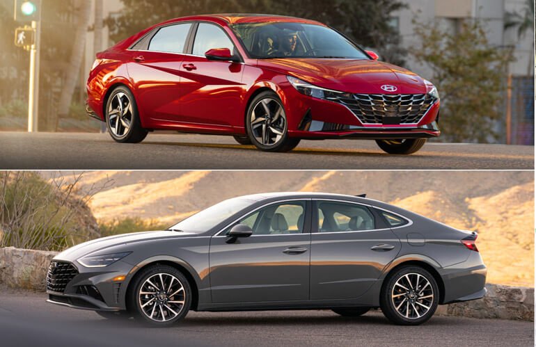  2021 Hyundai Elantra vs. 2021 Hyundai Sonat