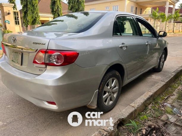 2010 Toyota Corolla Price, Reviews, Specification in Nigeria 2 back view of Nigerian Used 2010 Toyota Corolla