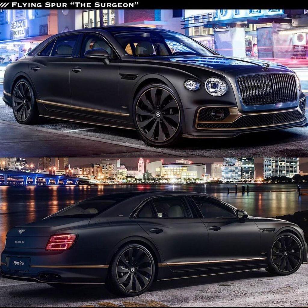 Meet The Special Edition Bentley Flying Spur called 'The Surgeon' Created By Famous Sneaker Designer 1 Special Edition Bentley Flying Spur called 'The Surgeon'
