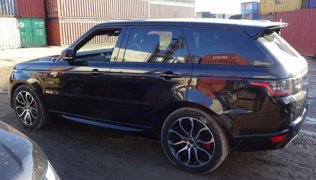 56 million naira Range Rover stolen in UK intercepted en route to Africa 1 £100,000 Range Rover stolen in UK intercepted en route to Africa