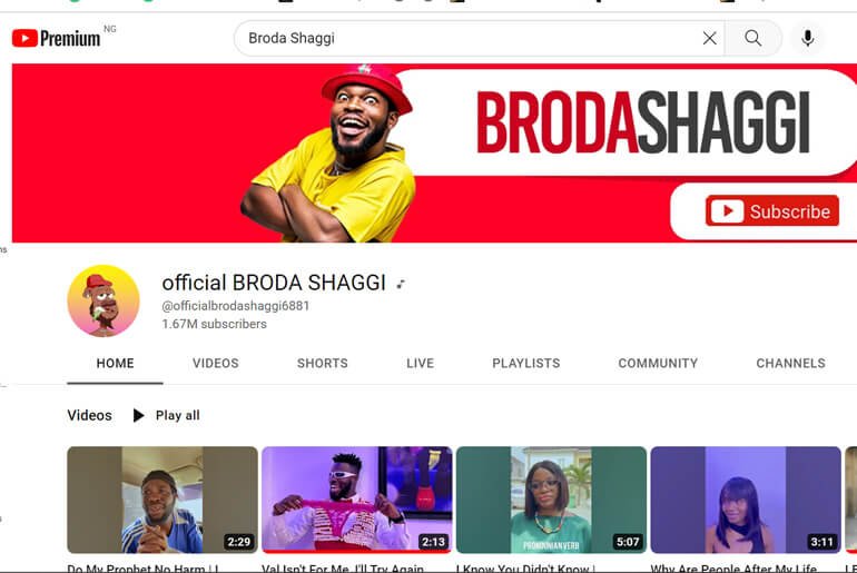 BRODA SHAGGI