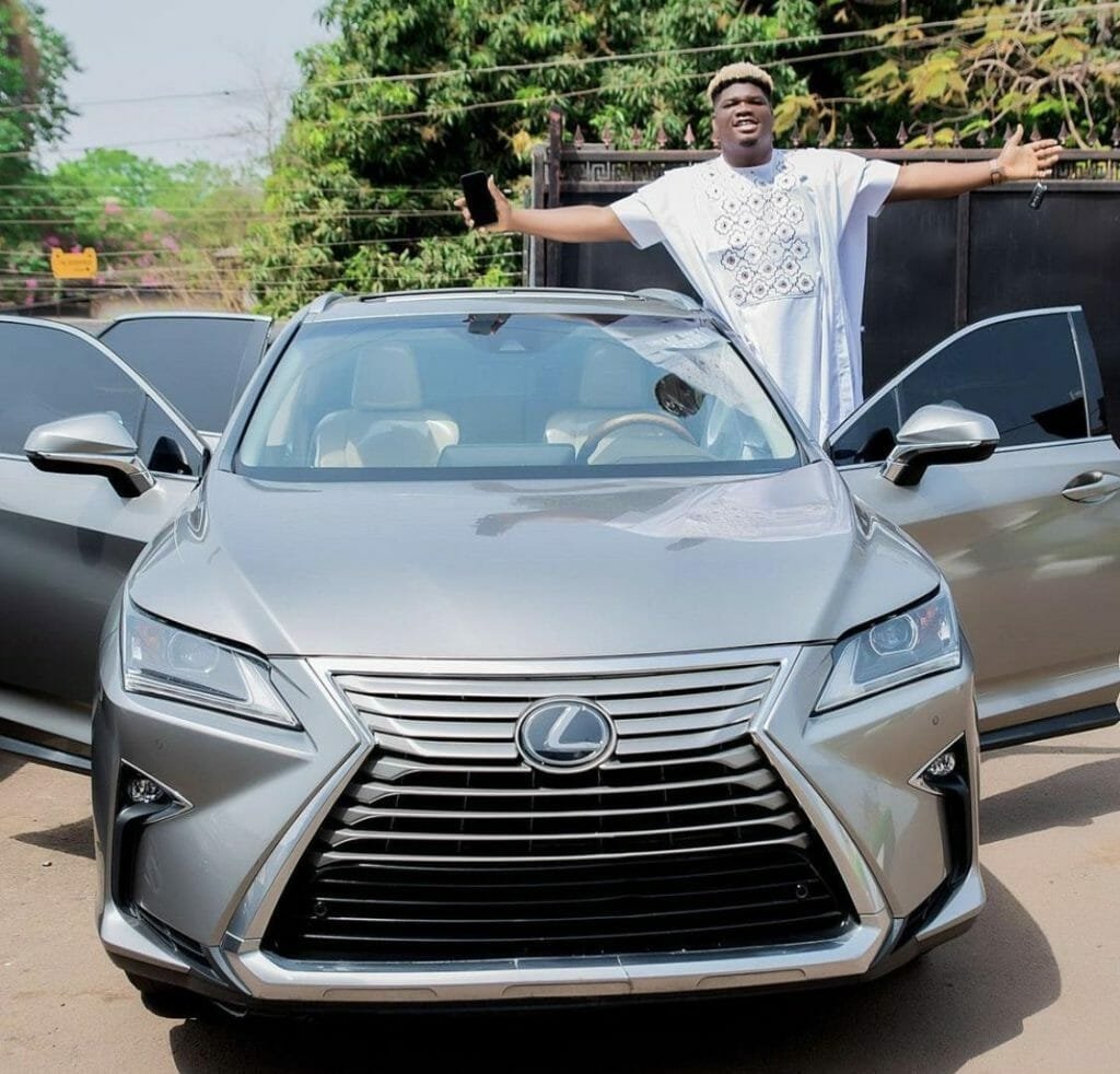 “First In My Family”: Popular Nigerian Comedian, Flowerboy Splashes 30 Million On Brand New Lexus SUV 3 Flowerboy Lexus RX350