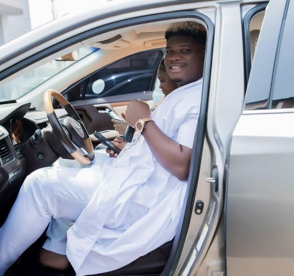 “First In My Family”: Popular Nigerian Comedian, Flowerboy Splashes 30 Million On Brand New Lexus SUV 2 Flowerboy Lexus RX350