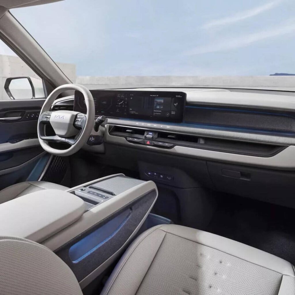Kia Unveiled the 2024 EV9, The first Mainstream Electric Three-row SUV 2 2024 Kia EV9 interior