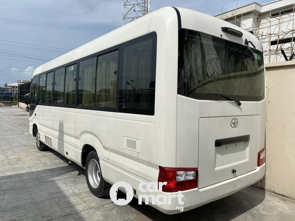 How much is Toyota Coaster 2023 in Nigeria? 2 2023 Toyota Coaster back view