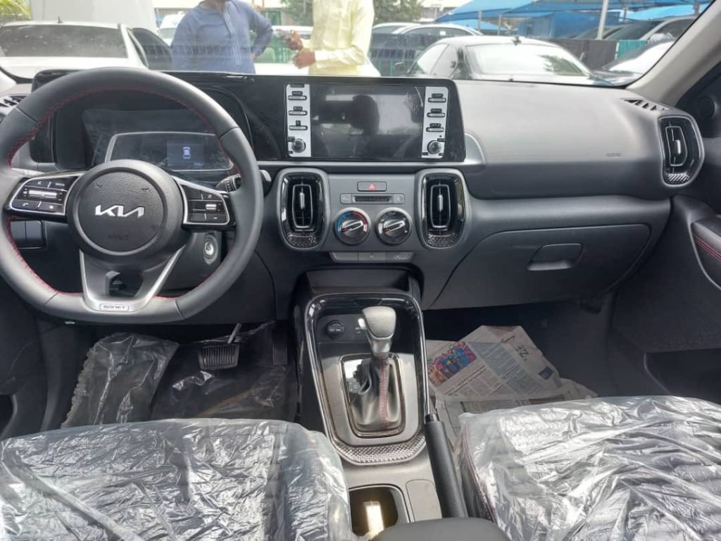 2023 KIA Sonet dashboard in Nigeria