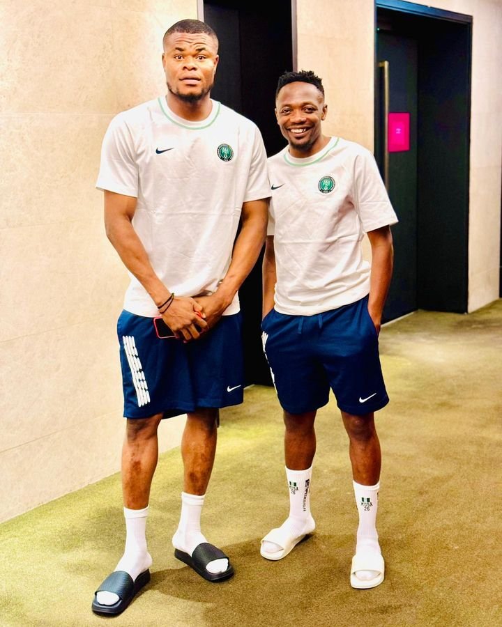 Stanley Nwabali Biography, Net Worth, Cars, Career, Current Club 2 Stanley Nwabali with Ahmed Musa
