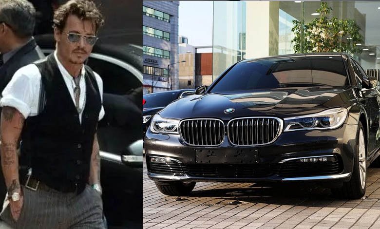 Johnny Depp BMW SEVEN SERIES