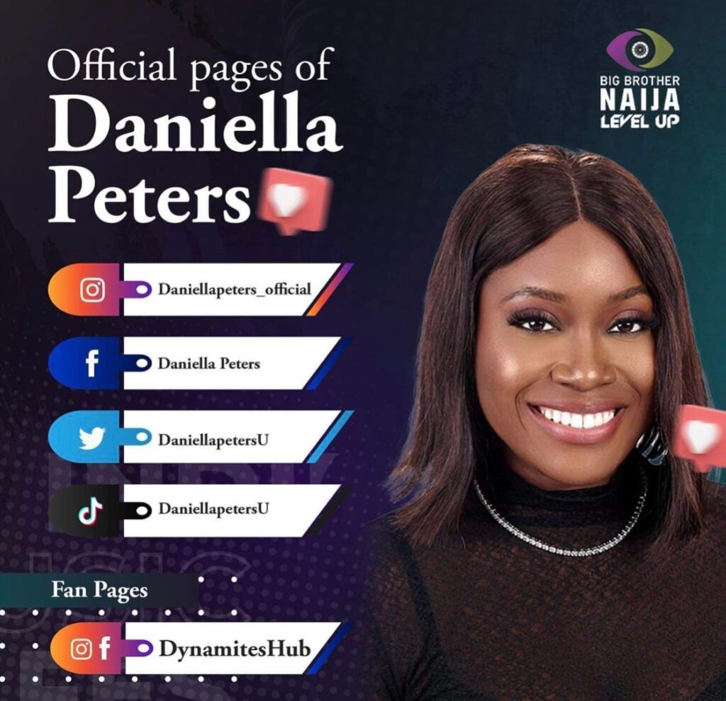 Daniella BBNaija Social Media