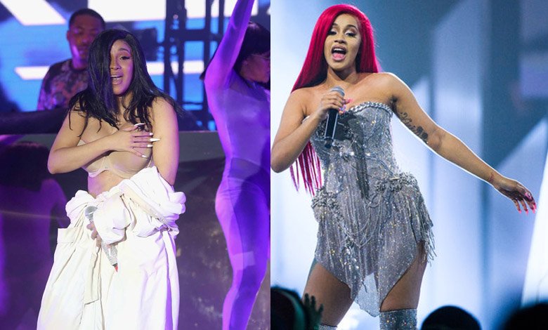 Cardi B on stage