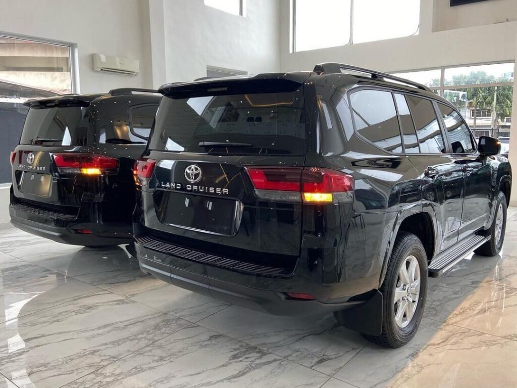 Armoured 2022 Toyota Land Cruiser back view