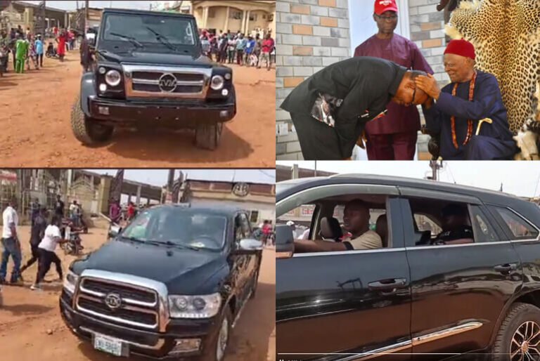 Innoson Trucks & SUVs Used To Welcome Peter Obi In Nnewi, Anambra State