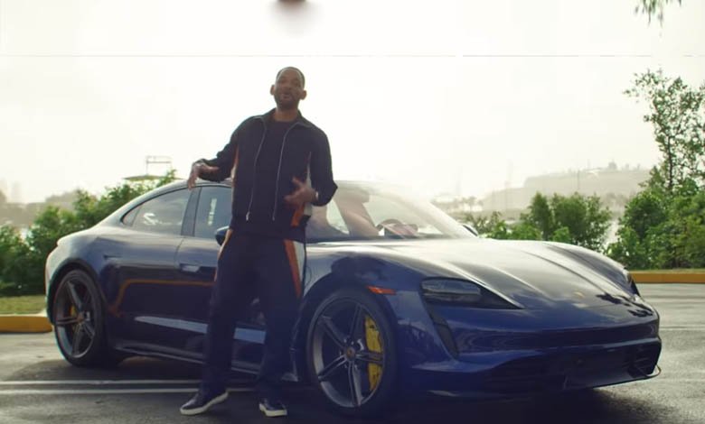 will smith PORSCHE TAYCAN
