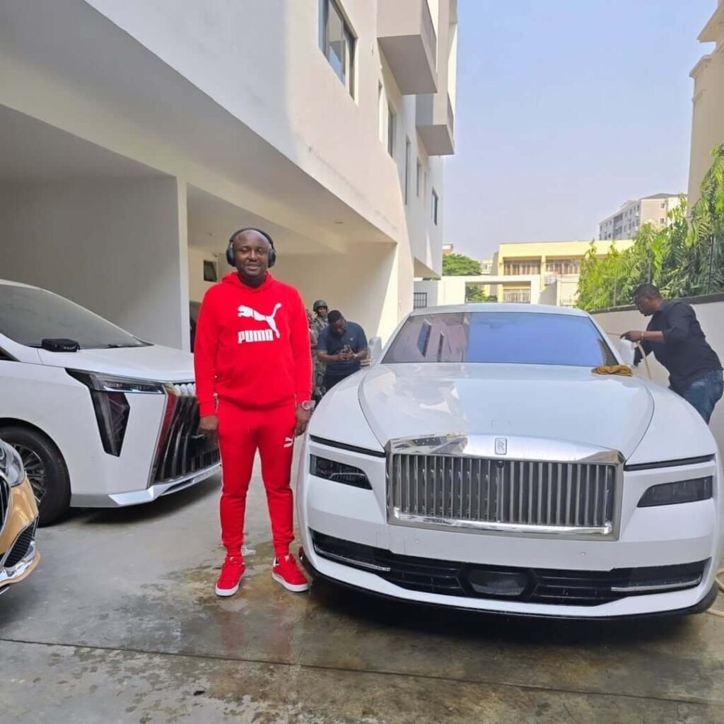 Davido Welcomes his 2025 Rolls-Royce Spectre