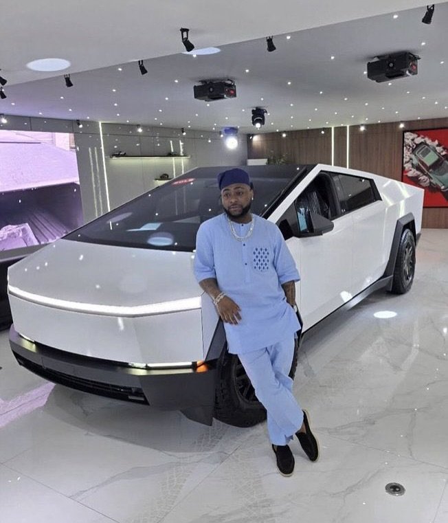 Davido Tesla cybertruck