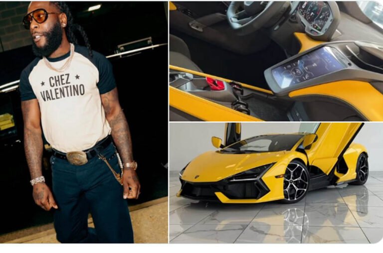 Burna Boy splash another 1.5 billion naira on a new Lamborghini Revuelto